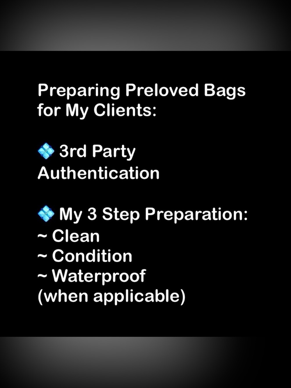 Luxury Item Information